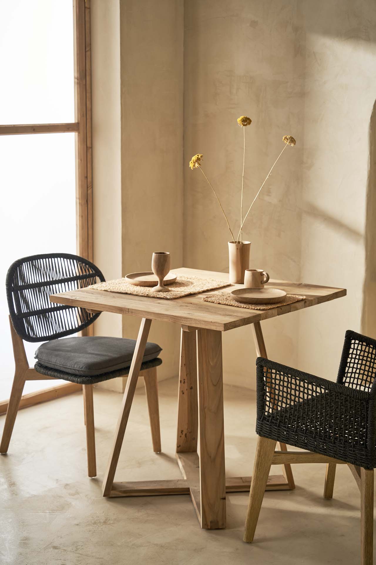 Τραπέζι Bistro Oustan (80x80x77cm) 0060538