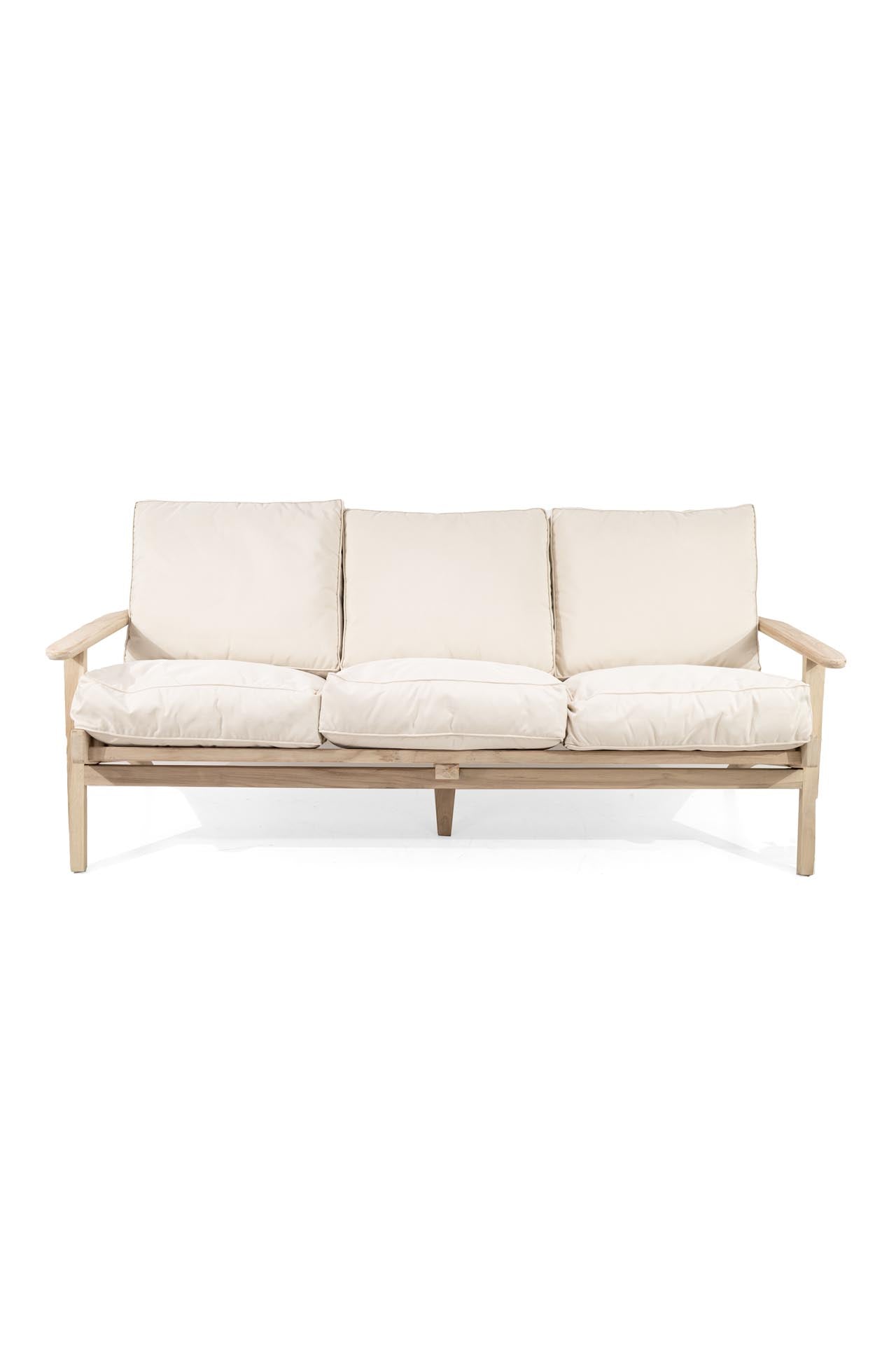 Καναπές Τριθέσιος Norm Outdoor Beige (202x88x74) 0061488