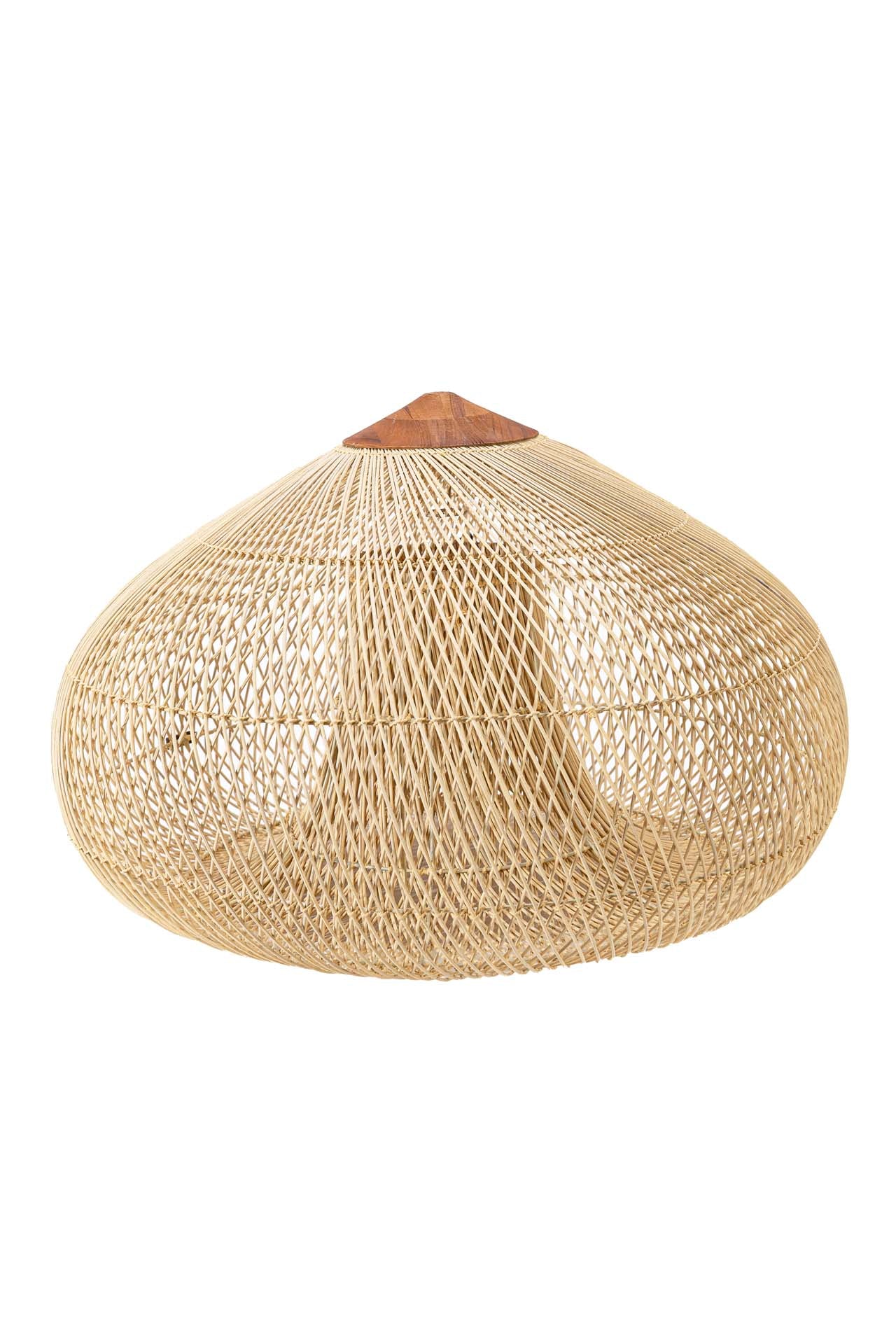 Καπέλο Φωτιστικού Drum Natural L (80x80x51) 0320619