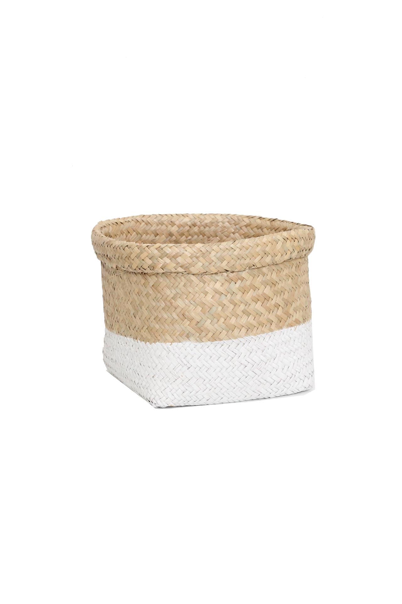 Καλάθι Tasmania Flip-out Top edge natural with white S (24/18x18x18) 0510011