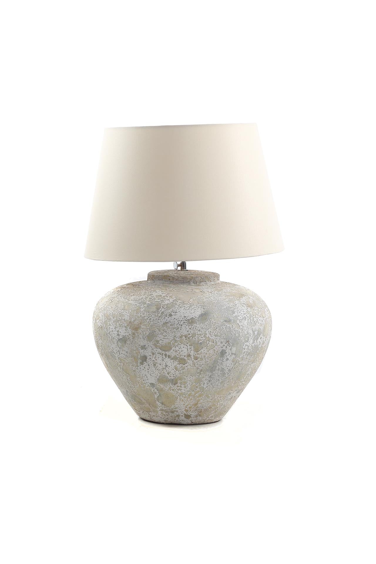 Κεραμικό Επιτραπέζιο Φωτιστικό Zimp White Classic (35x35x30) 0630004