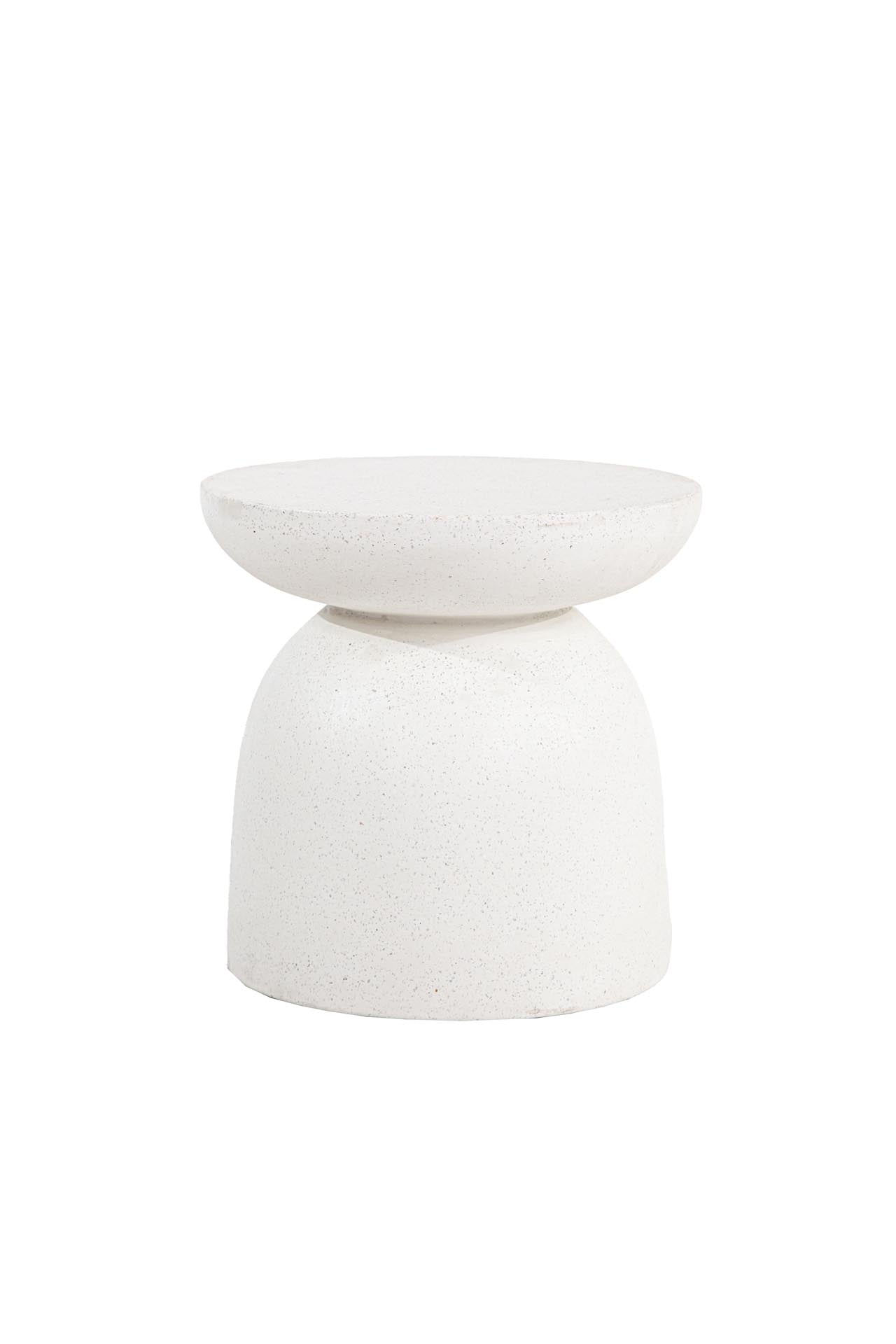 Side Table Rieti Terazzo White Round (40x40x40) 0800046