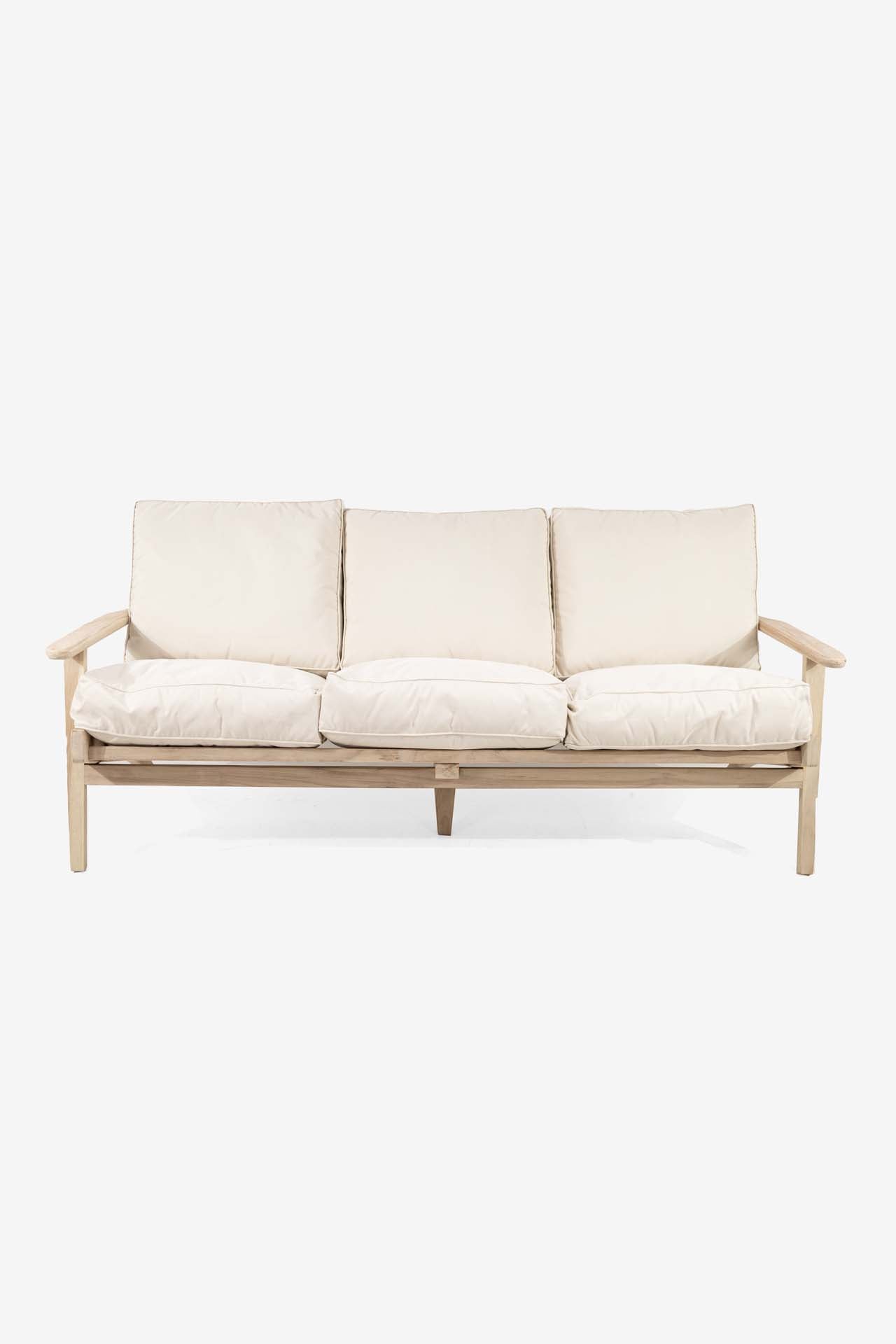 Καναπές Τριθέσιος Norm Outdoor Beige (202x88x74) 0061488