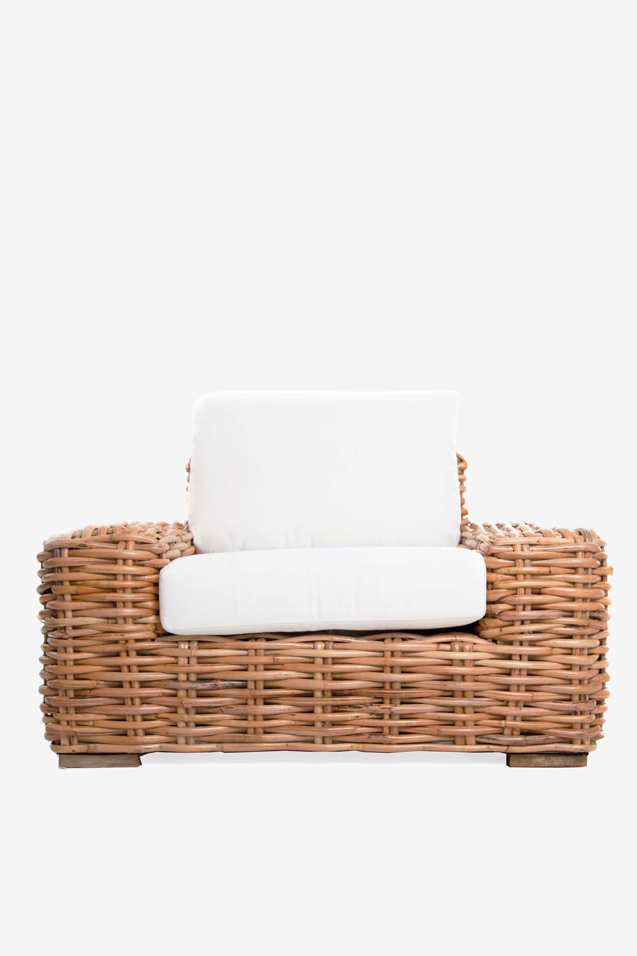 Καναπές Μονοθέσιος Cirebon Natural (80x115x70) 0100052