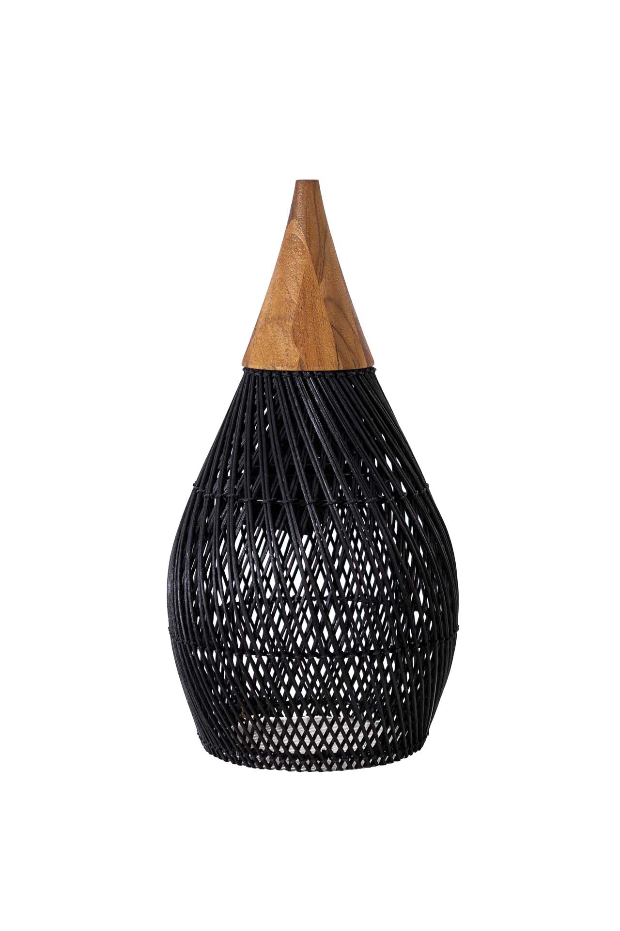 Καπέλο Φωτιστικού Horn Black S (25x25x50) 0320608