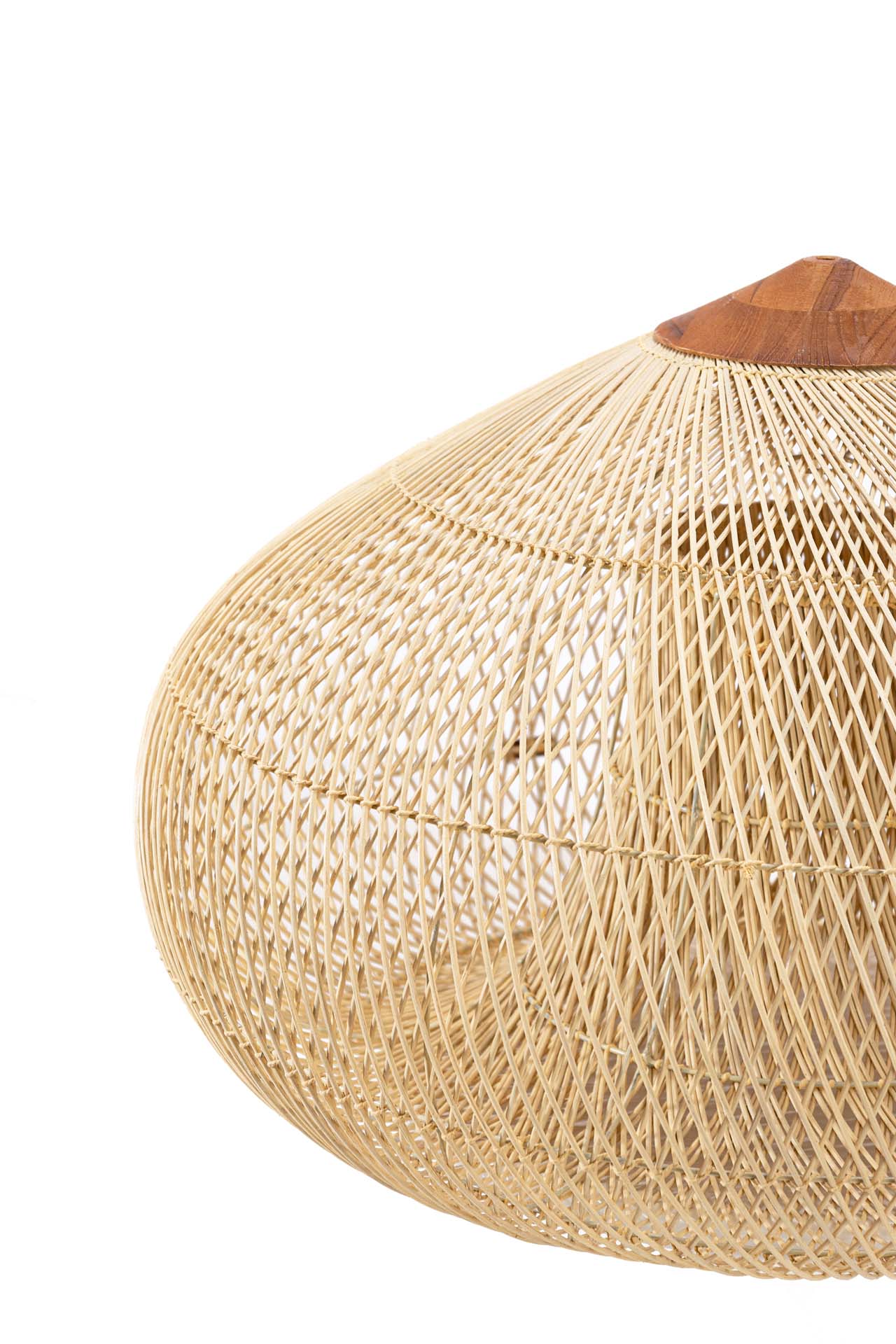 Καπέλο Φωτιστικού Drum Natural L (80x80x51) 0320619