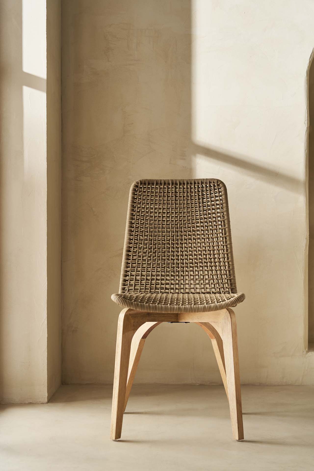 Kαρέκλα Zoe Woody Side Chair Latte (45x57x88) 0370073