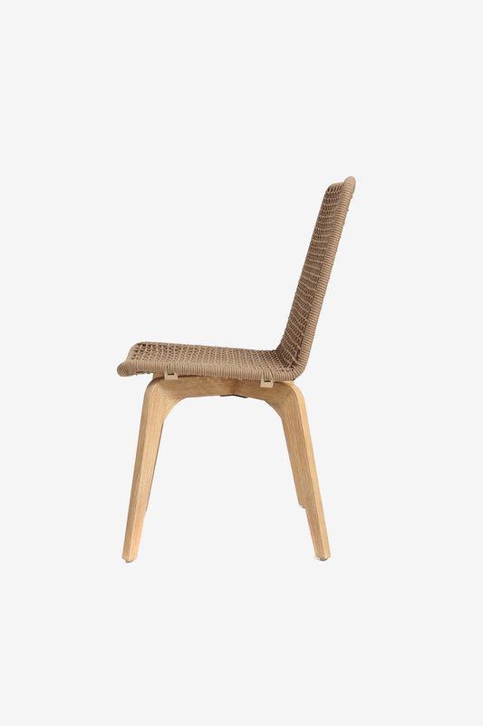 Dining Chair Zoe Woody Side Chair Latte (45x57x88) 0370073