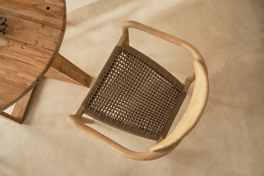 Dining Chair Javi Latte (57x53.6x76.6) 0370074