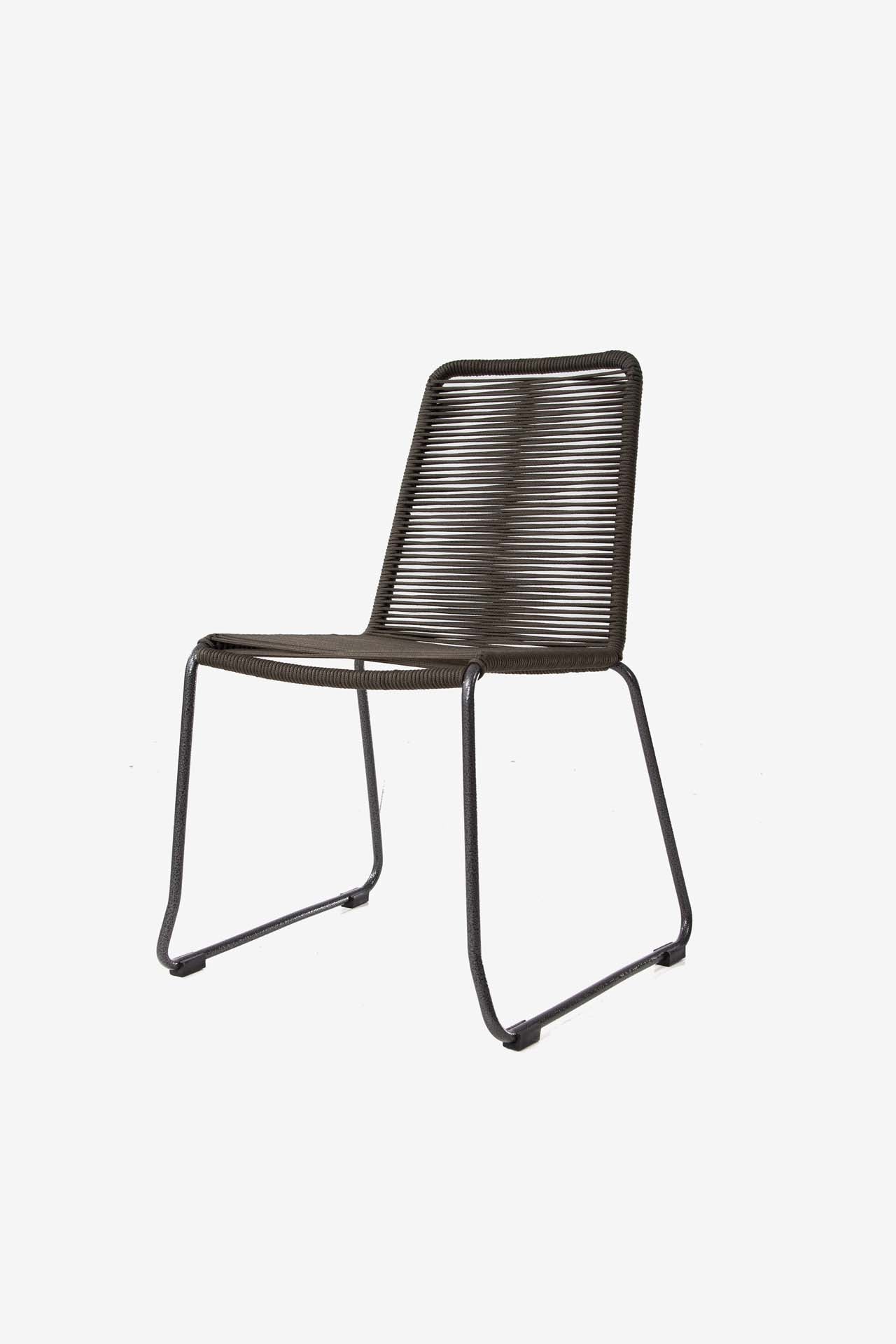 Dining Chair Zoe Charcoal (58x57x89) 0370081