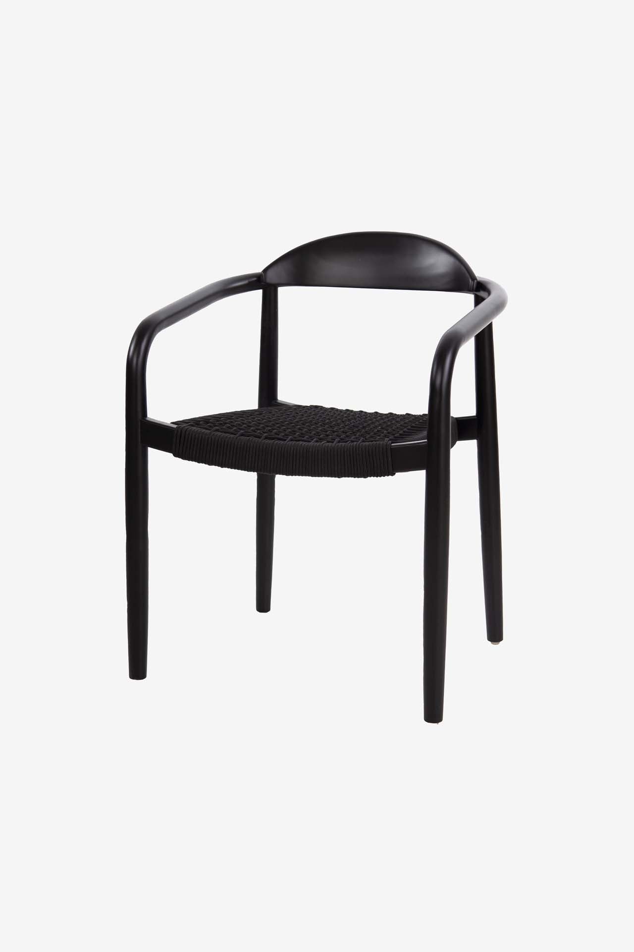 Dining Chair Javi Solid Black (59x52x76) 0370088