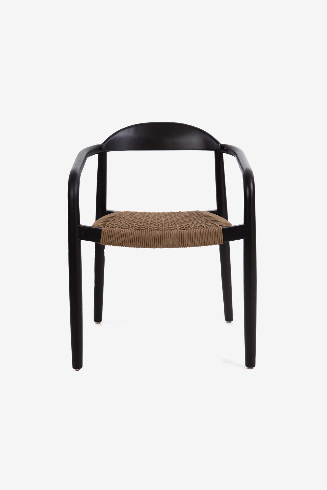 Dining Chair Javi Black - Latte (59x57x79) 0370090