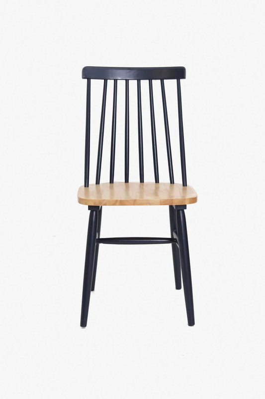 Dining Chair Kristie Natural/Navy Blue (42x52x87) 0600005