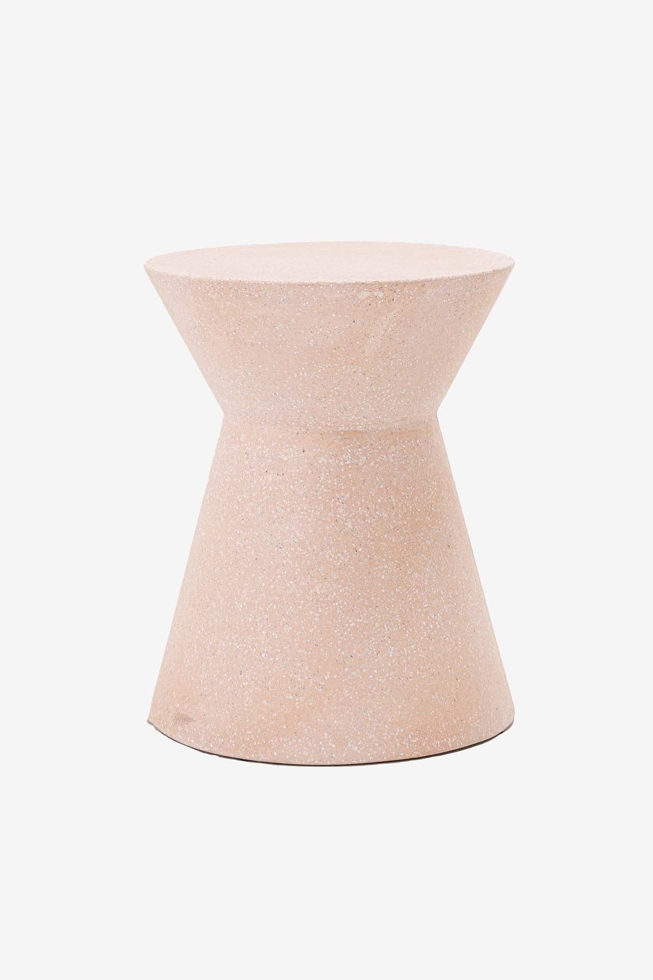 Σκαμπό Biella Terazzo Pink White (35x35x44) 0800002