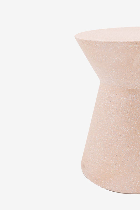 Σκαμπό Biella Terazzo Pink White (35x35x44) 0800002