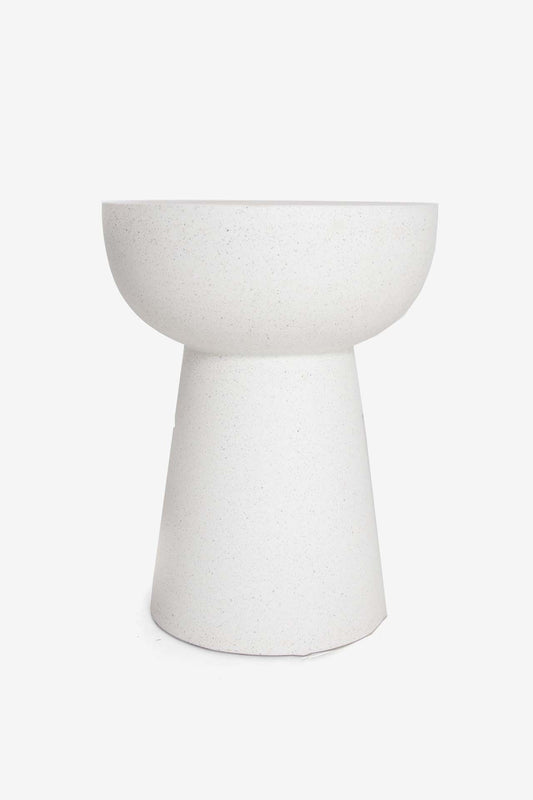 Side Table Noria Terazzo White (41x41x54) 0800004