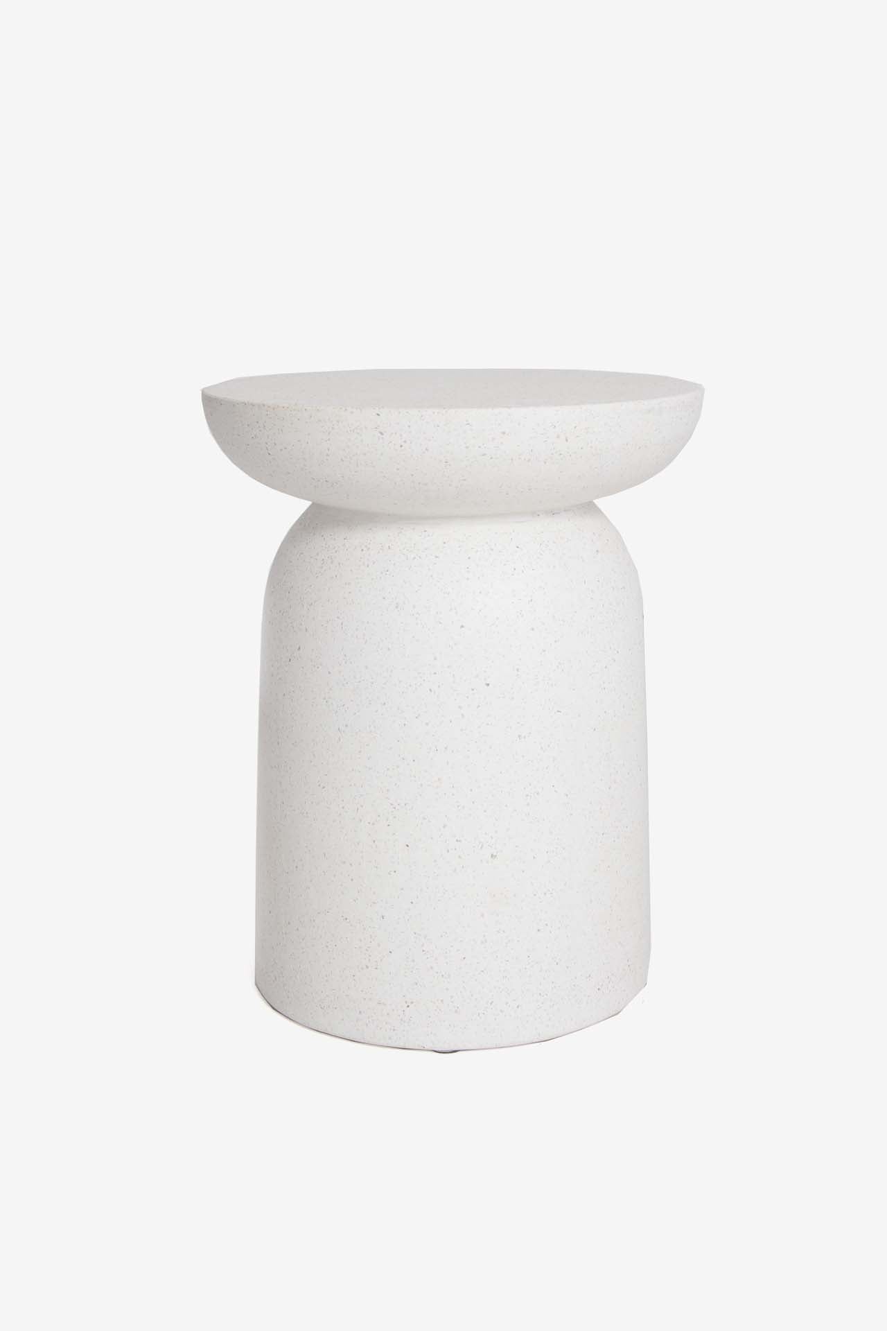 Σκαμπό Rieti Terazzo White (35x35x45) 0800006
