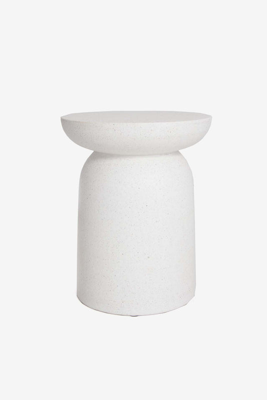 Σκαμπό Rieti Terazzo White (35x35x45) 0800006