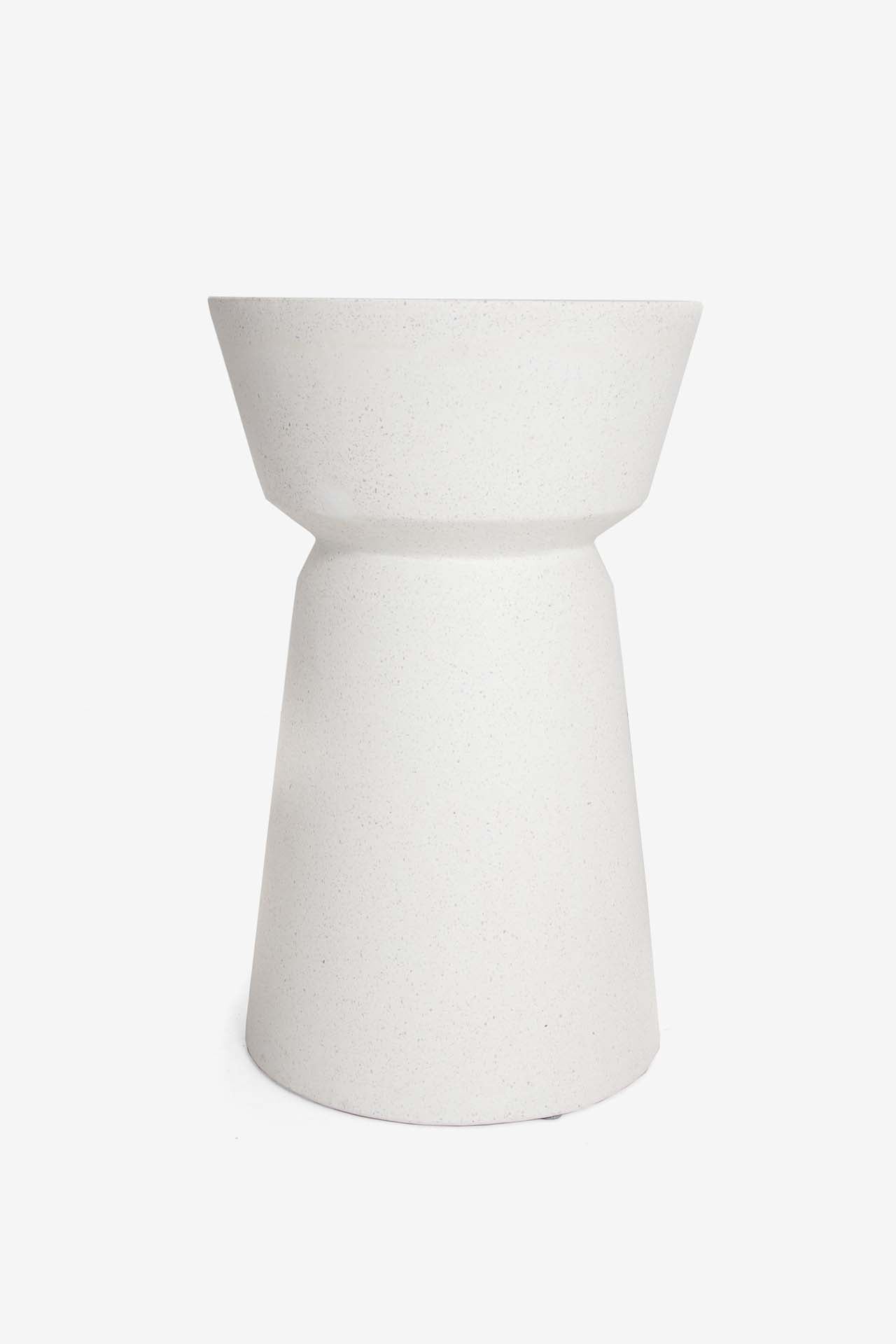 Side Table Saronno Terazzo White (40x40x64) 0800011