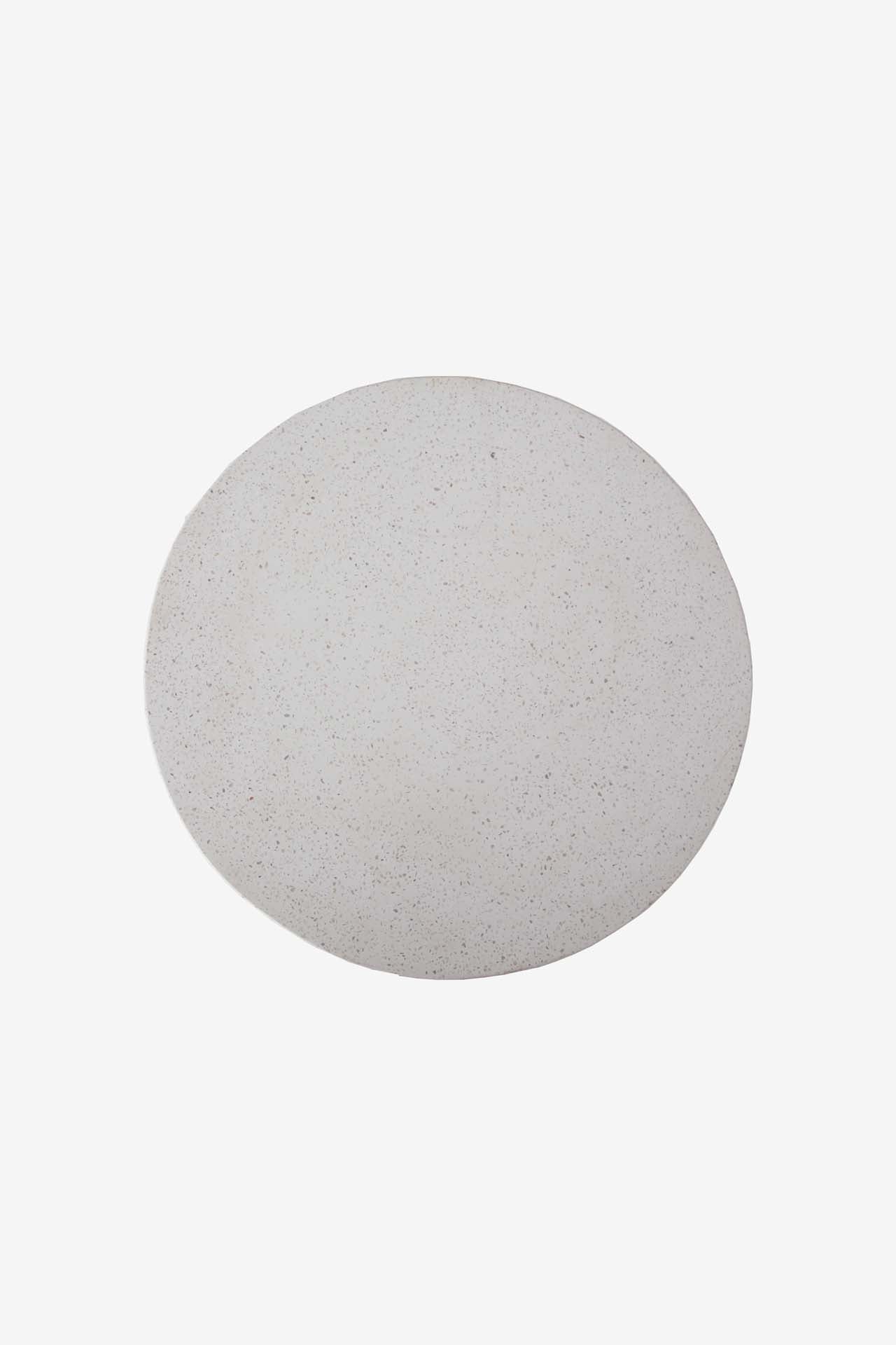Βοηθητικό Τραπέζι Saronno Terazzo White (40x40x64) 0800011
