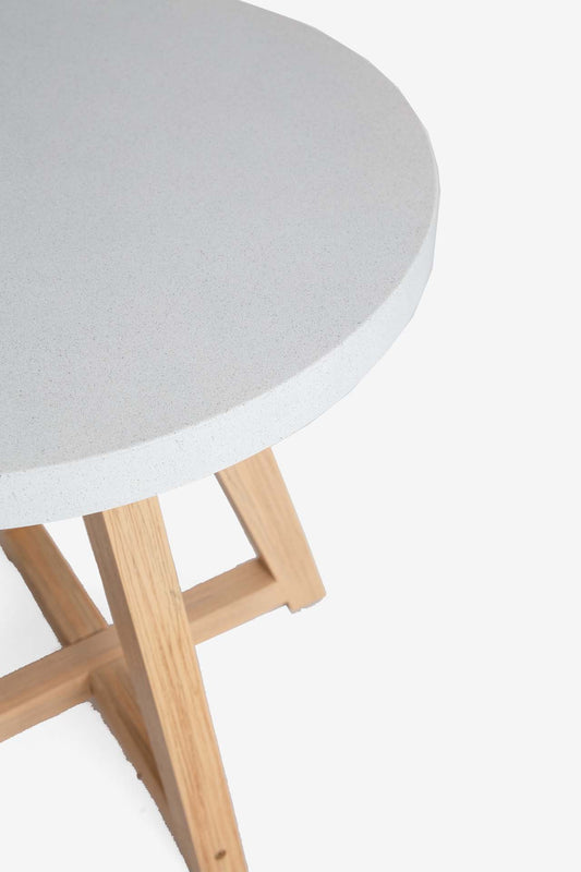 Bistro Table Noria Terazzo White (70x70x75) 0800019