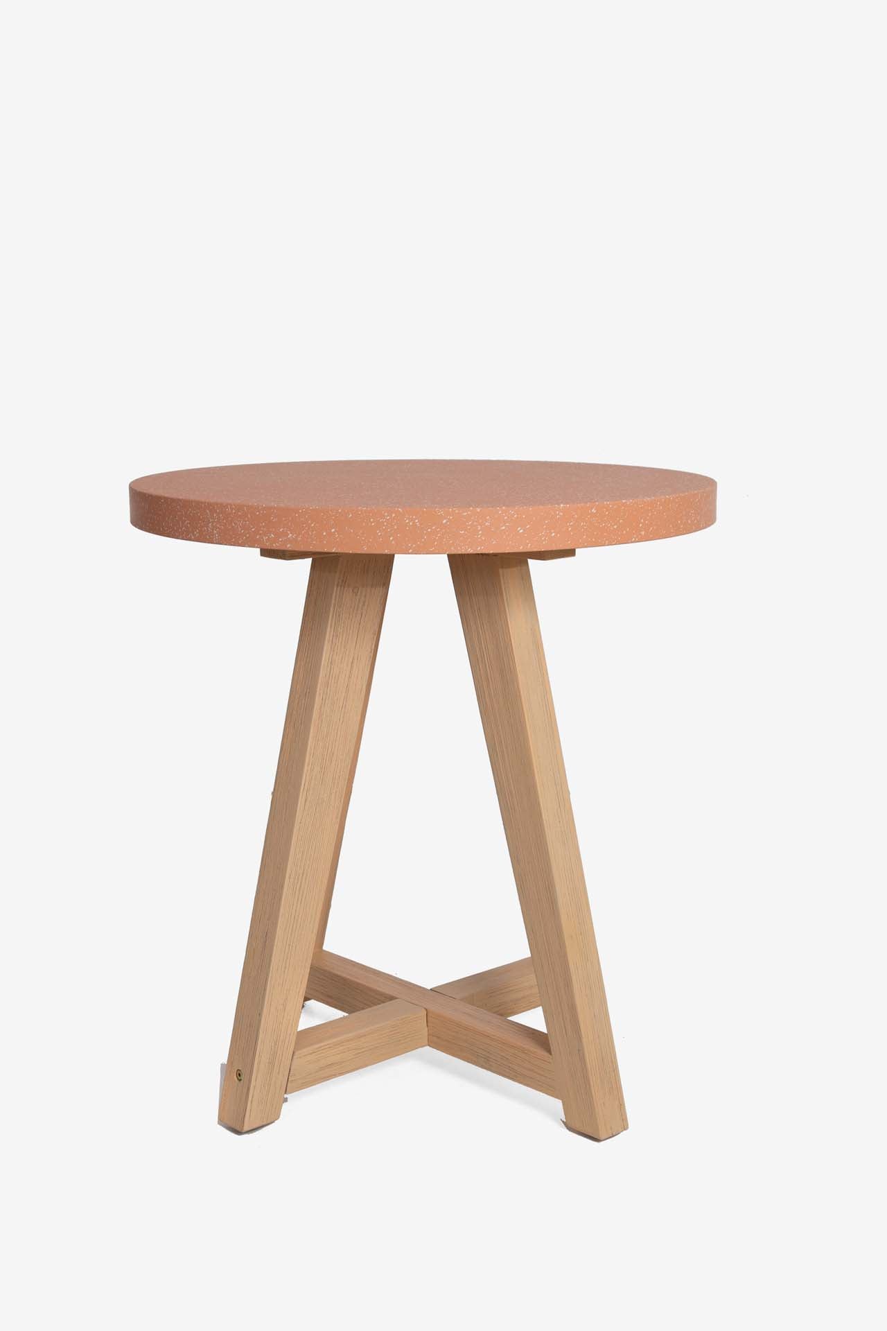 Bistro Table Noria Terazzo Pink White (70x70x75) 0800021