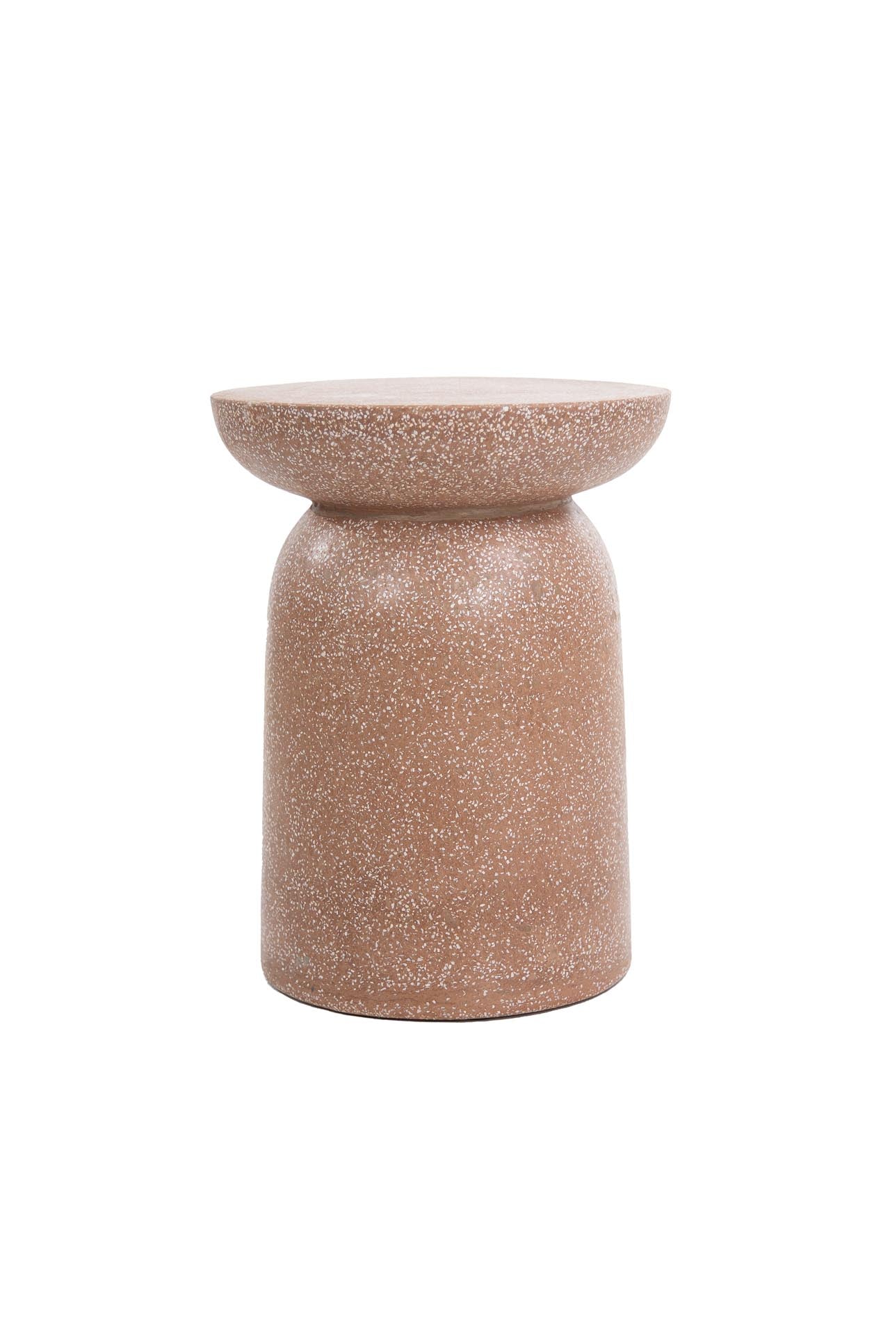 Σκαμπό Rieti Terazzo Teracotta (35x35x45) 0800043