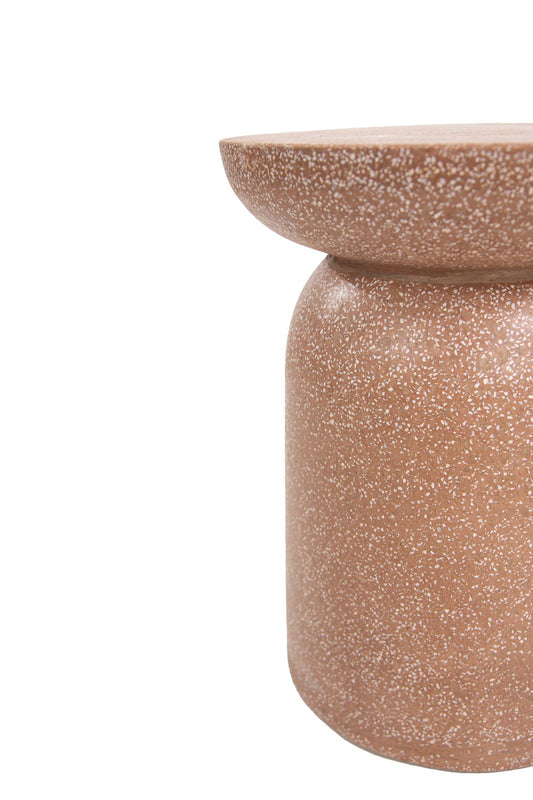 Σκαμπό Rieti Terazzo Teracotta (35x35x45) 0800043