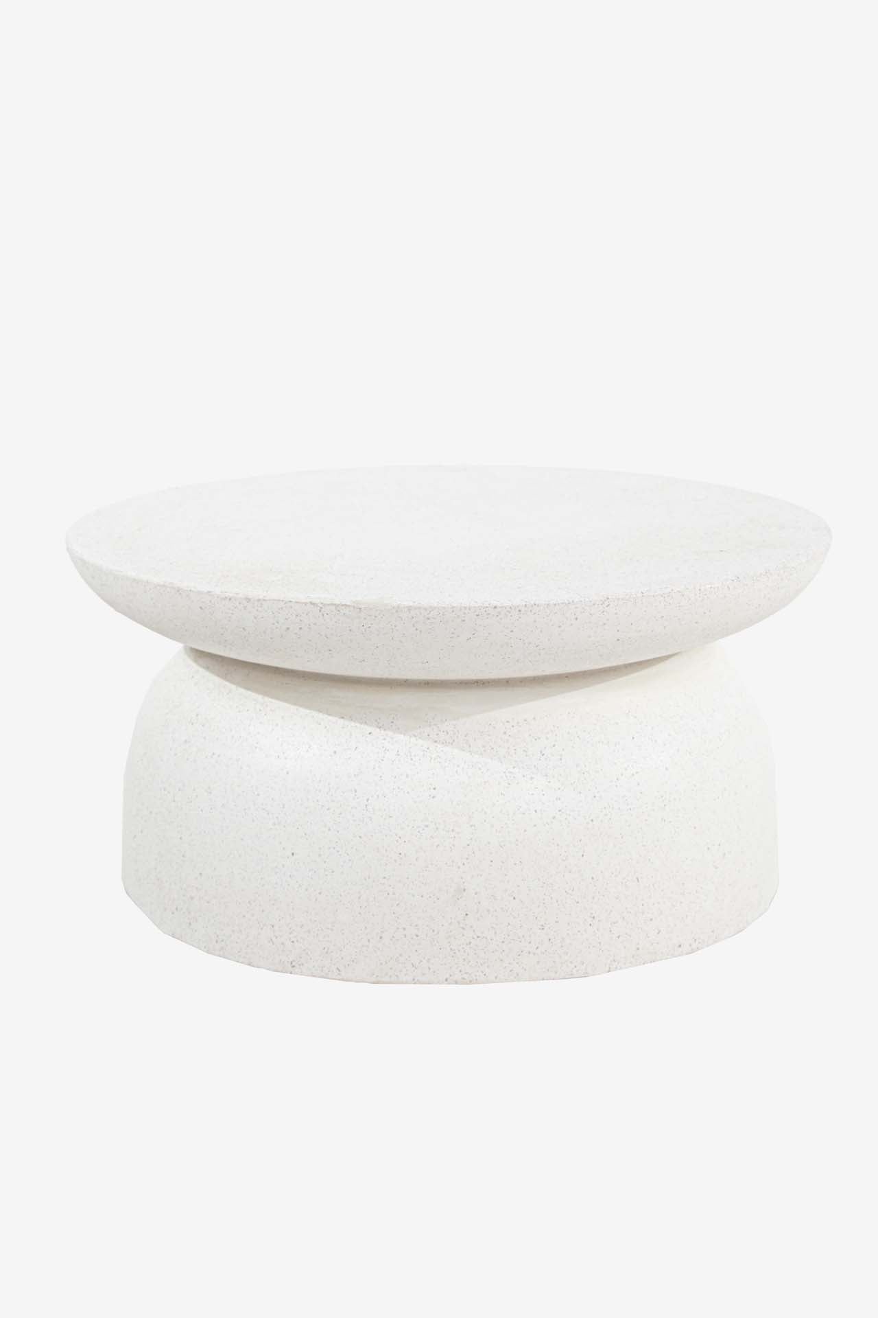 Coffee Table Rieti Terazzo White (60x60x30) 0800044