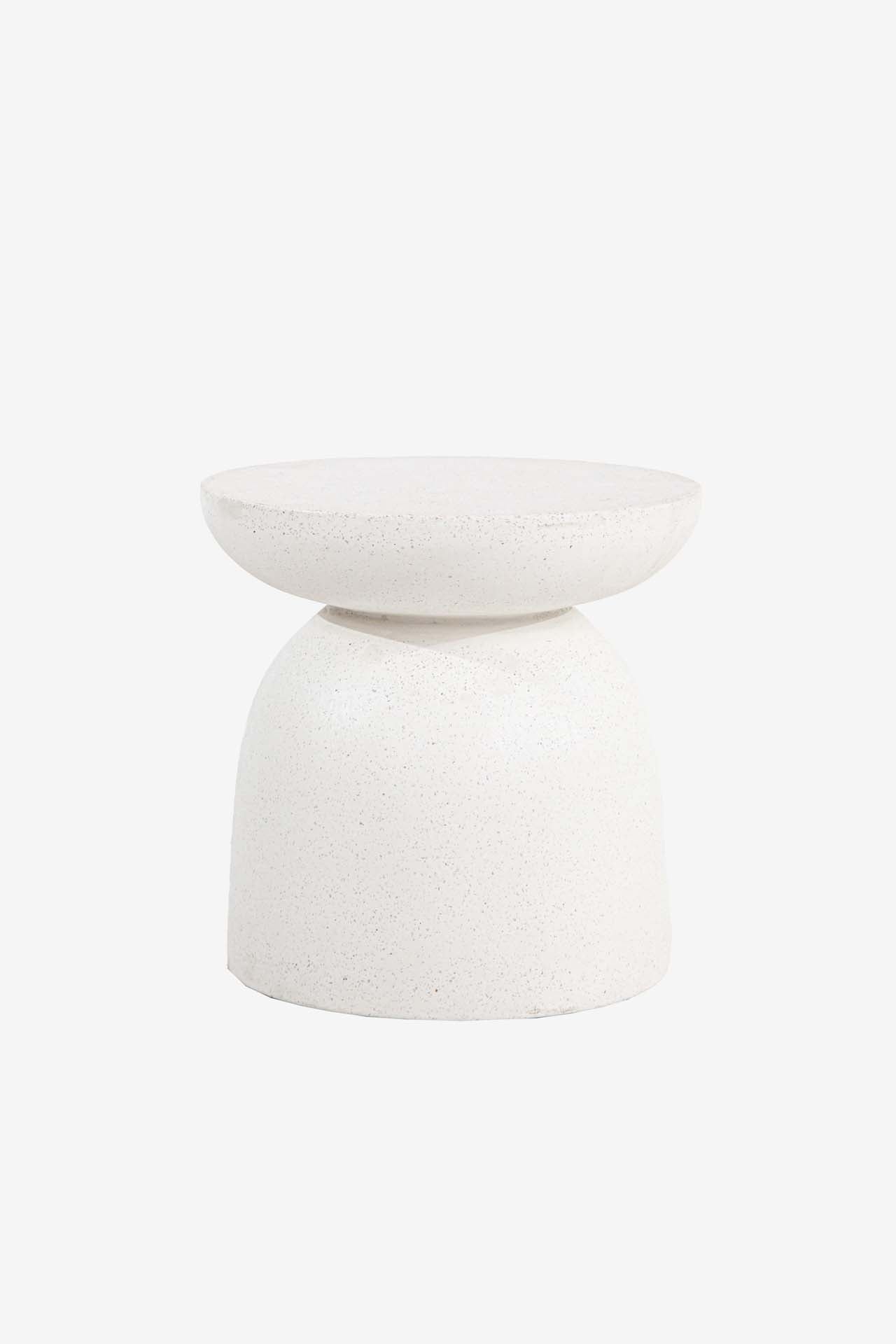 Side Table Rieti Terazzo White Round (40x40x40) 0800046