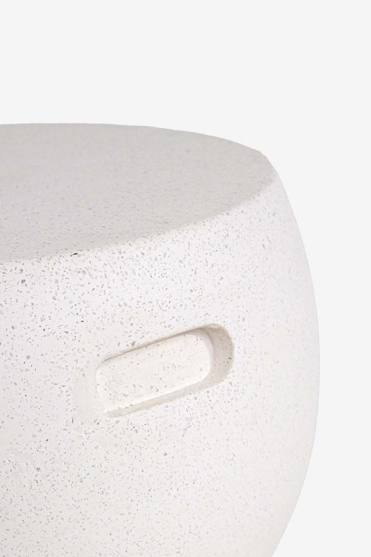 Coffee Table Rieti Terazzo White Round (44x44x34) 0800047