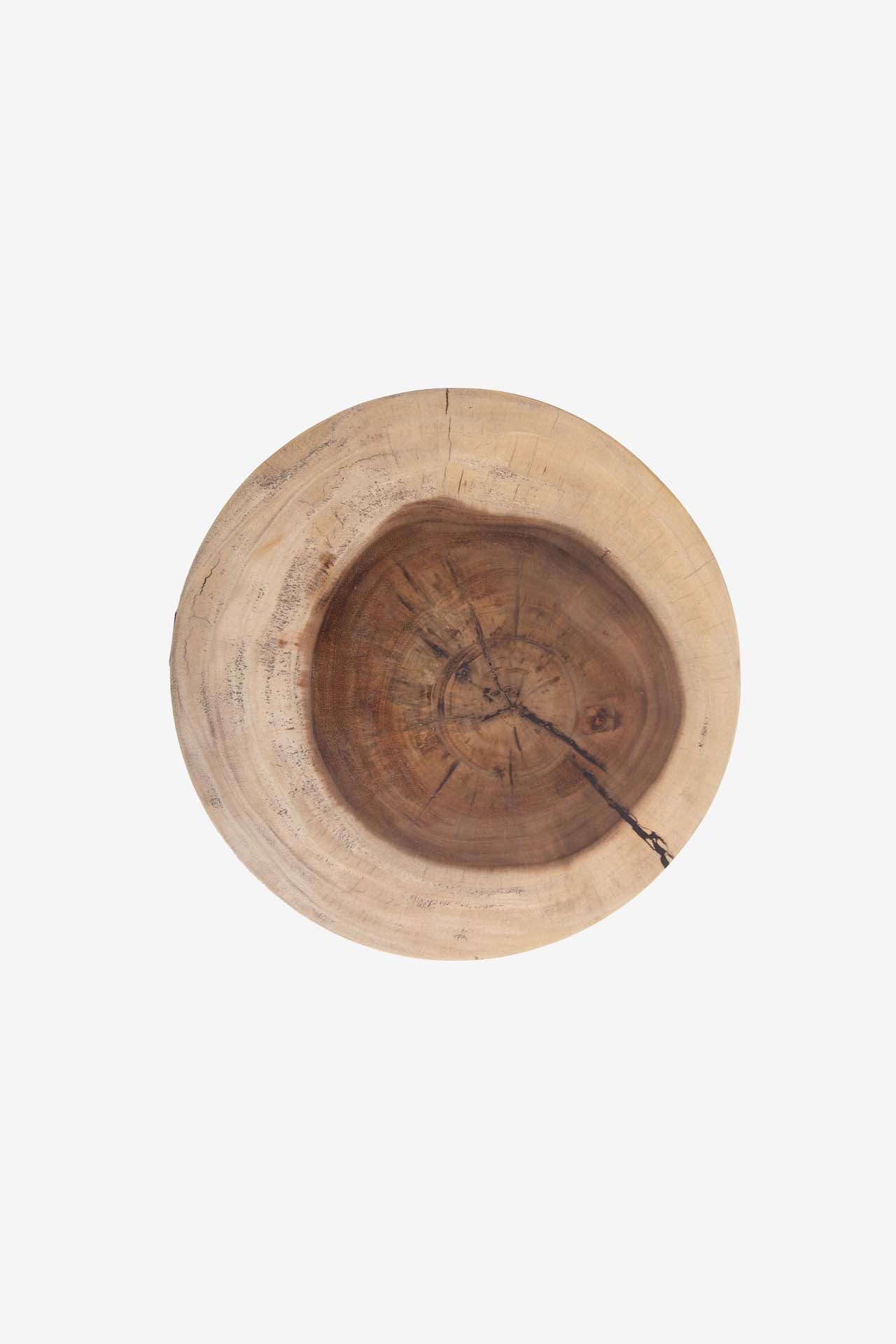 Βοηθητικό Τραπέζι Lind White Natural (40x40x40) 0900003
