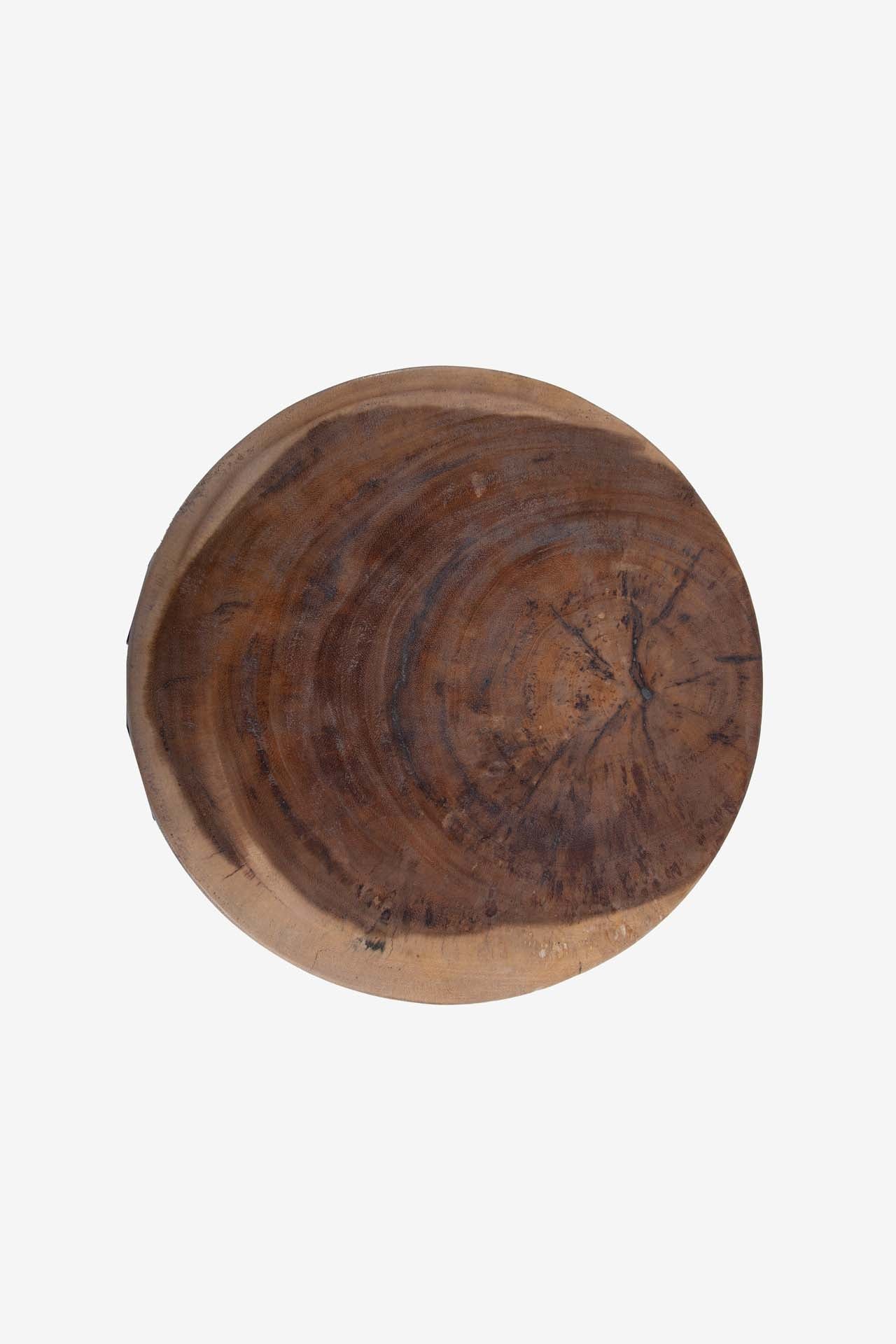 Σκαμπό Najib White Natural (40x40x45) 0900009