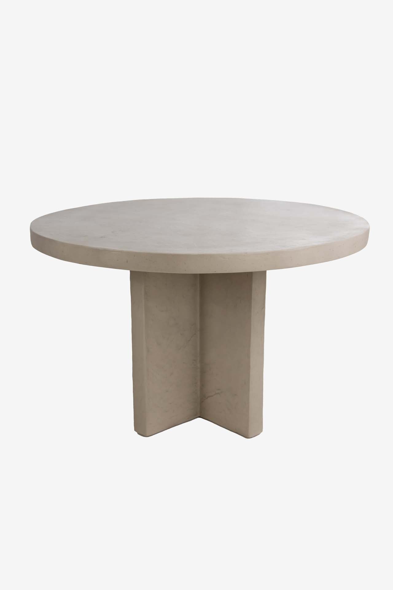 Dining Table Huld Sand Plaster (122x122x77) 0910001