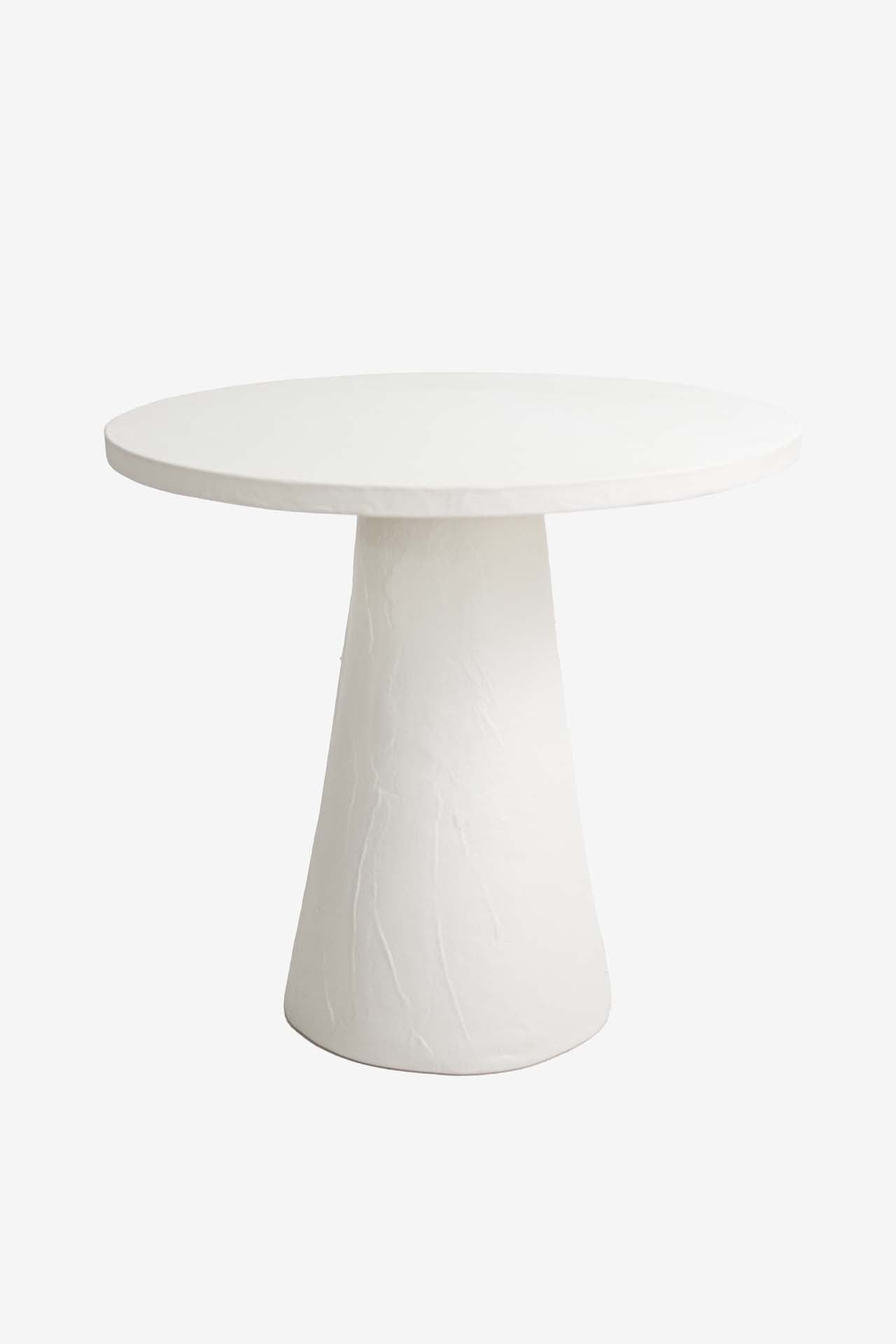 Bistro Table Alvis White Plaster (80x80x73) 0910007 