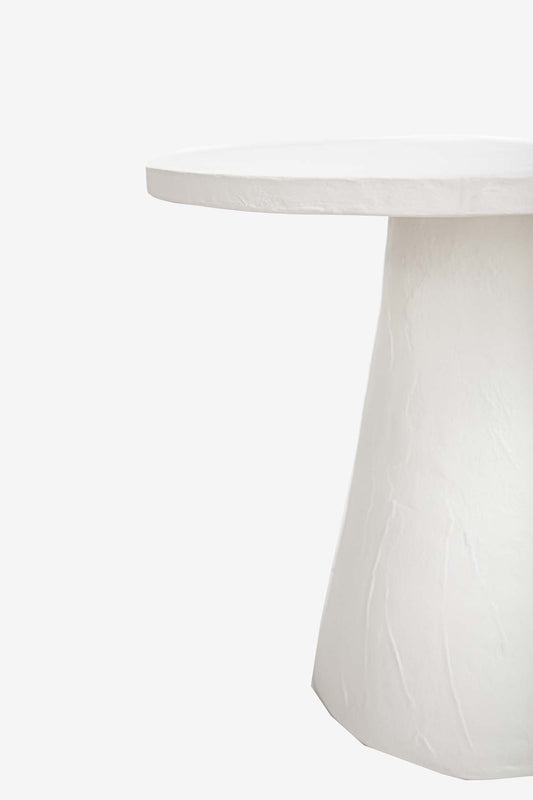 Bistro Table Alvis White Plaster (80x80x73) 0910007 