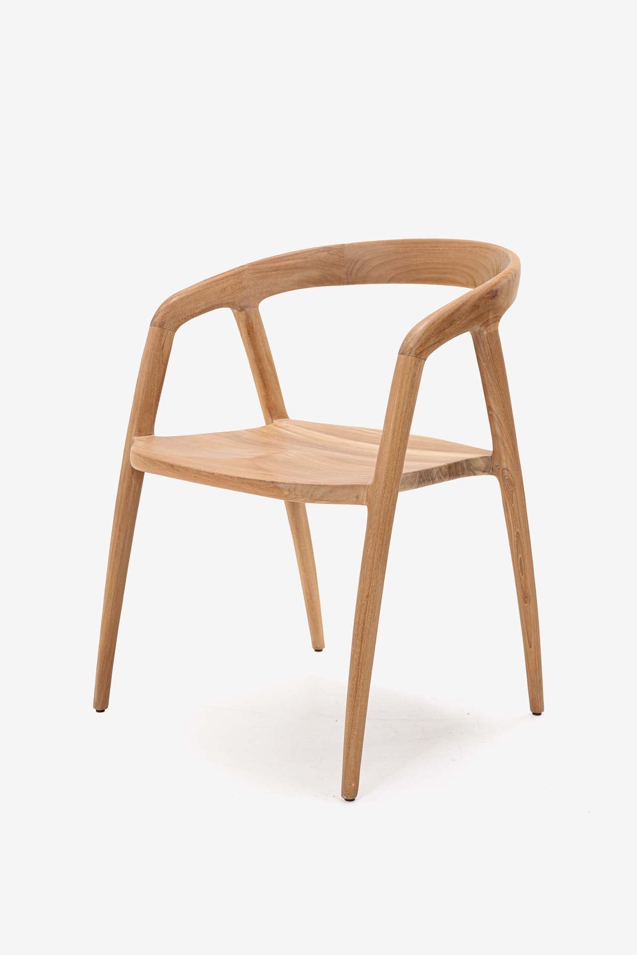 Καρέκλα Τραπεζαρίας με μπράτσα Aretha (54x54x76) 0940001