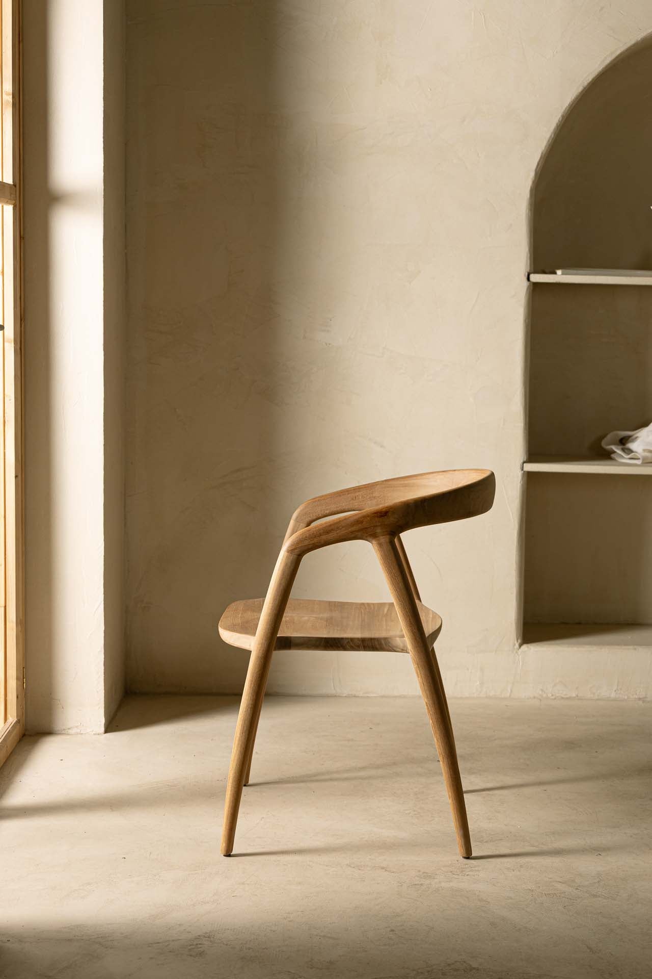 Καρέκλα Τραπεζαρίας με μπράτσα Aretha (54x54x76) 0940001