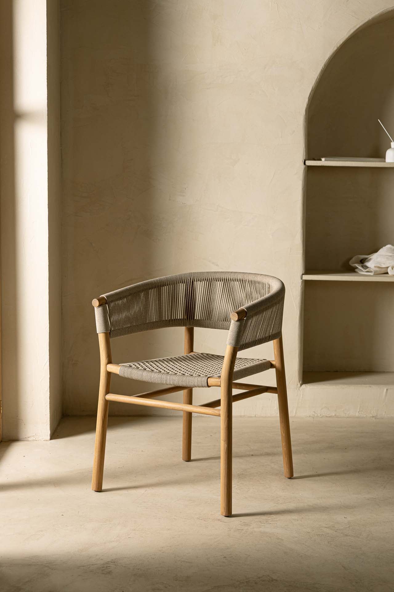 Καρέκλα Τραπεζαρίας με μπράτσα Talinn (60x54x75) 0940003