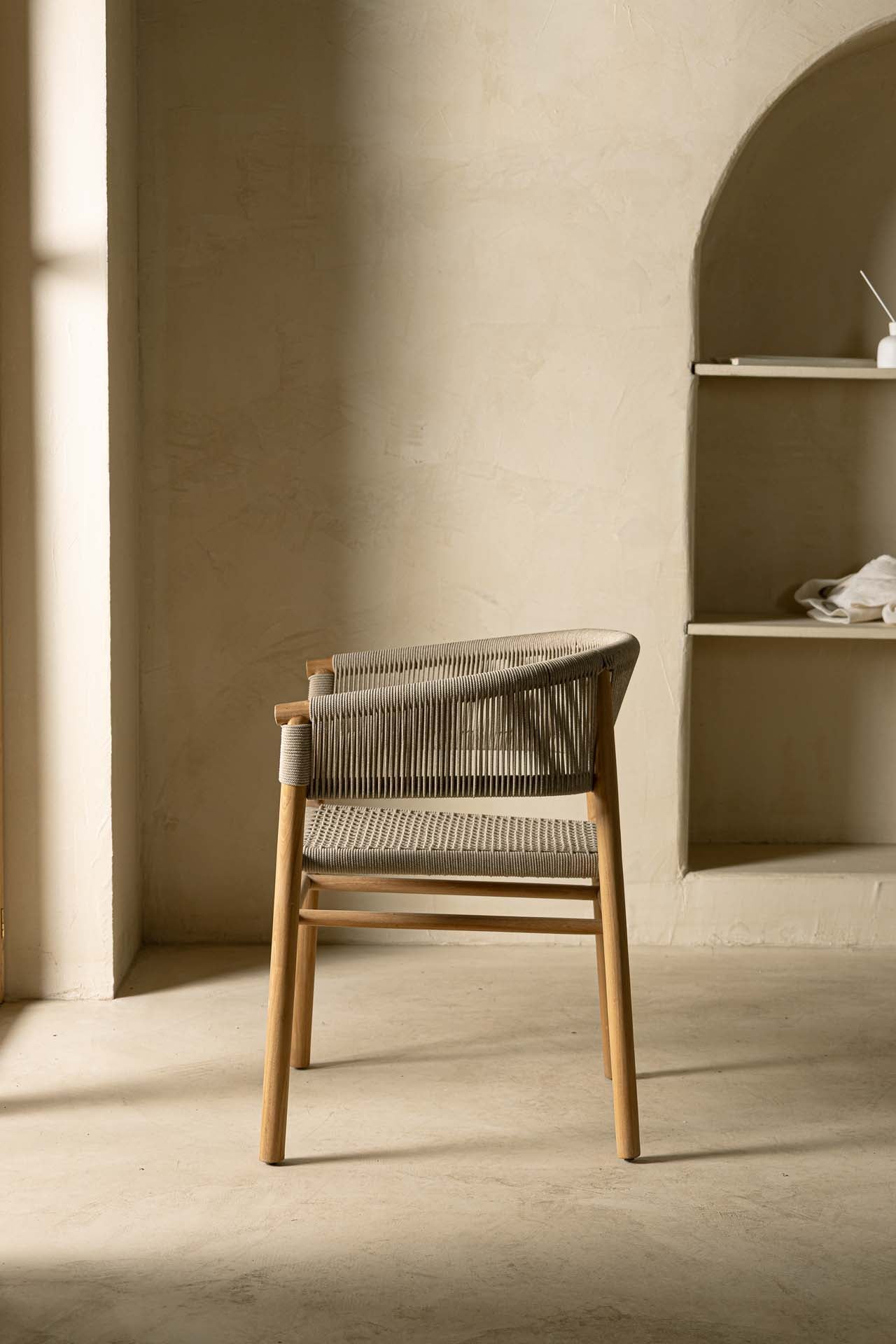 Καρέκλα Τραπεζαρίας με μπράτσα Talinn (60x54x75) 0940003