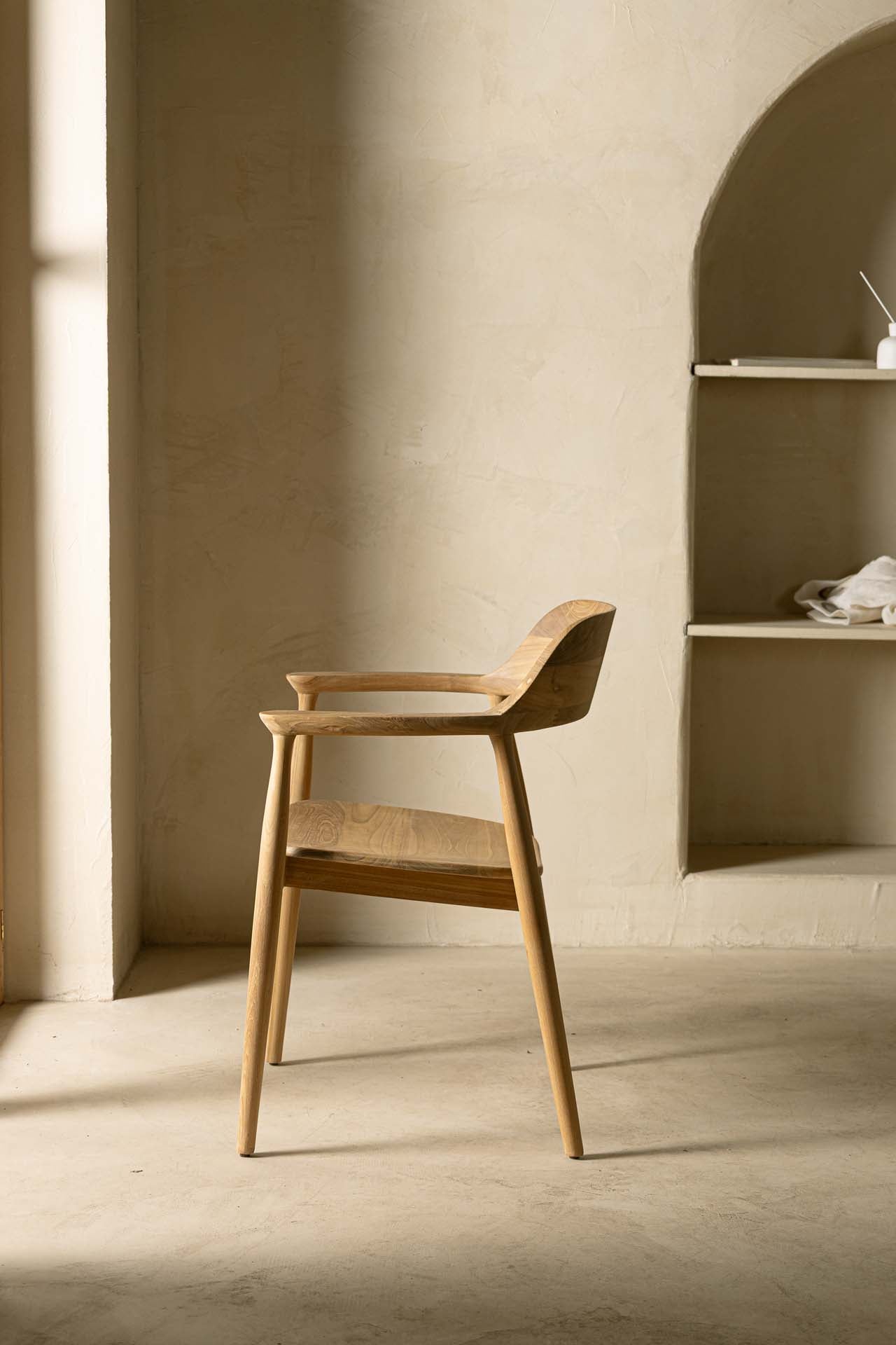 Καρέκλα Τραπεζαρίας με μπράτσα Helsi (60x54x80) 0940004