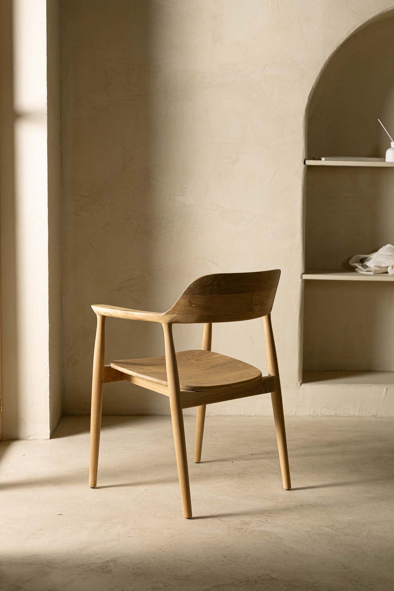 Καρέκλα Τραπεζαρίας με μπράτσα Helsi (60x54x80) 0940004