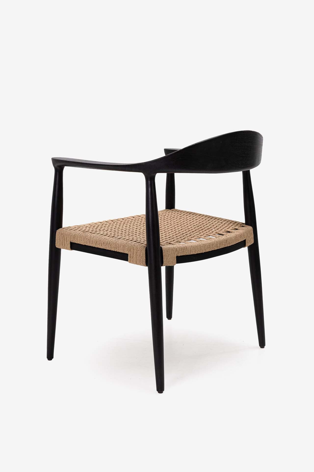 Dining Armchair Kels Black (63x53x76) 0940006