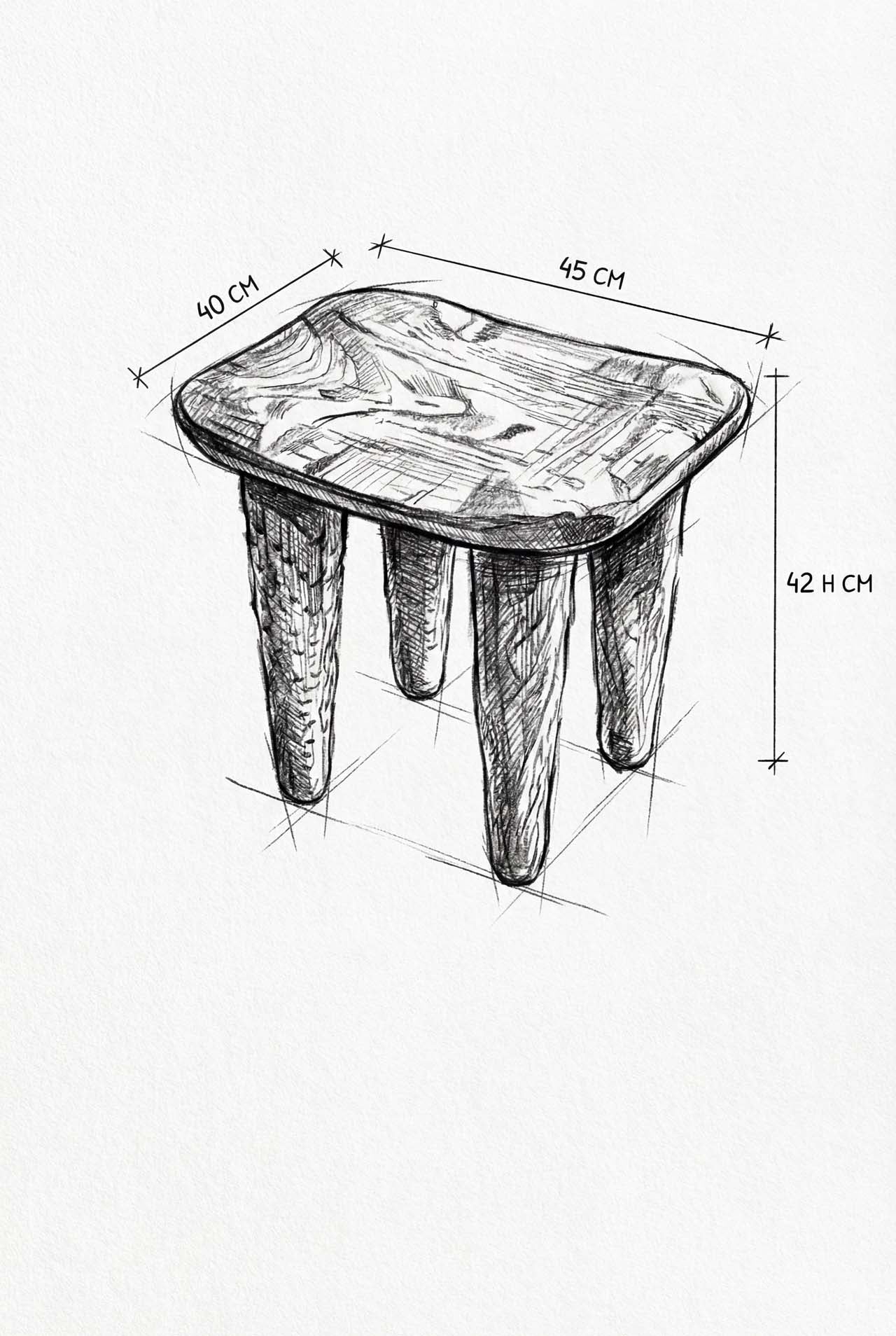 Σκαμπό Alta (45x40x42) 0950006