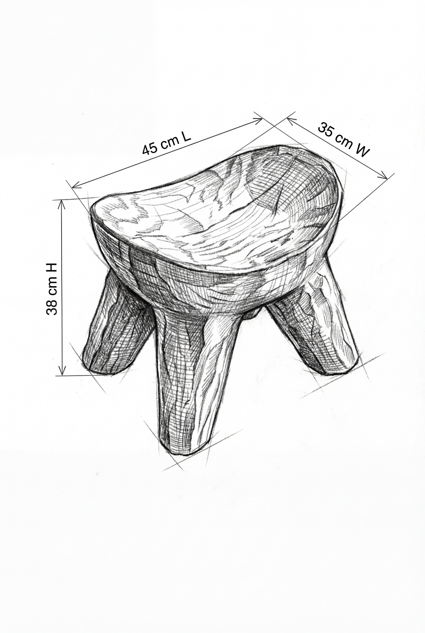 Σκαμπό Ilkel (45x35x38) 0950007