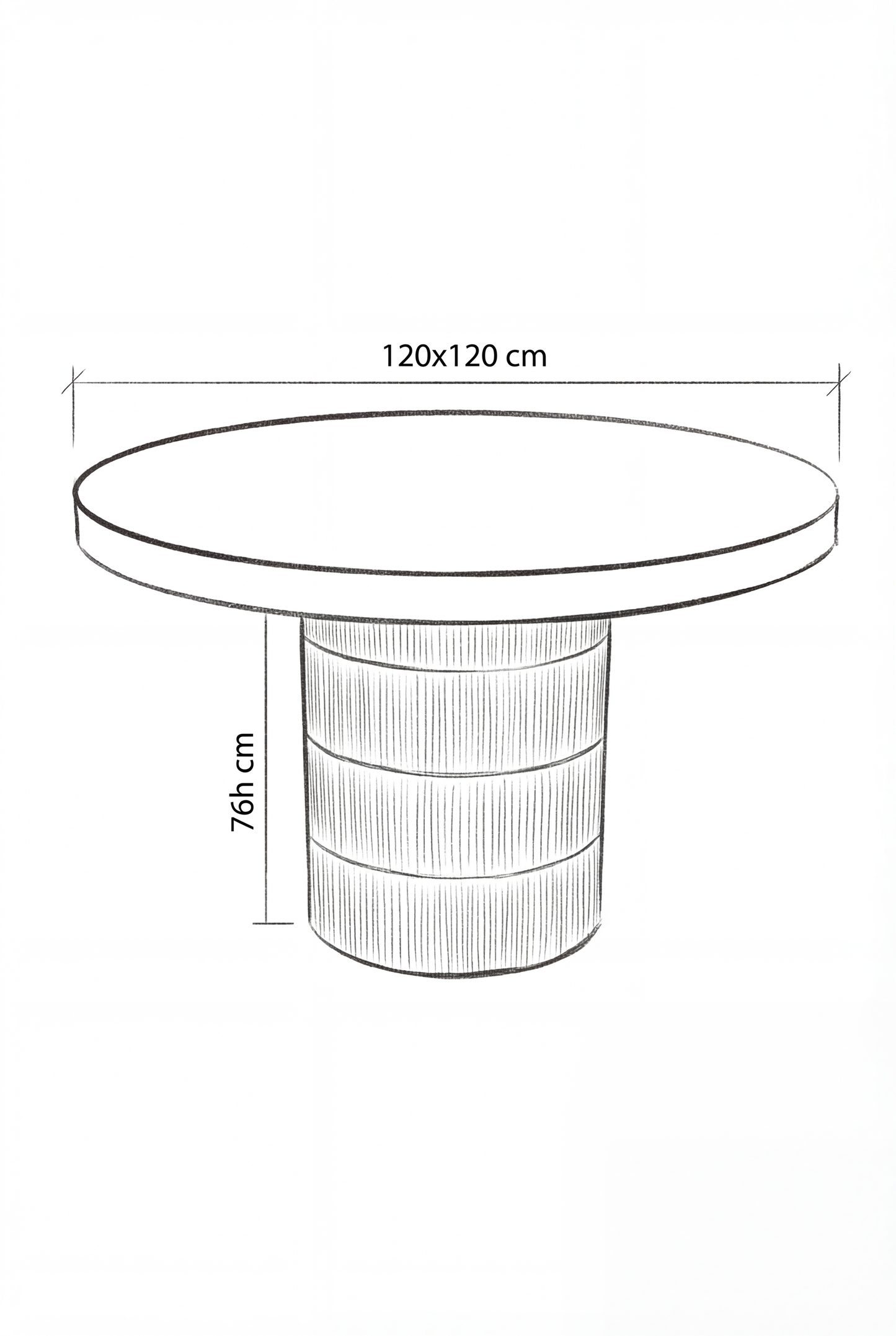 Τραπεζαρία Bistro Gul (120x120x76) 0950022